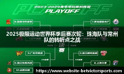 2025极限运动世界杯季后赛次轮：珠海队与常州队的转折点之战